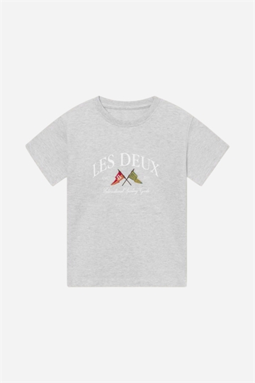 Les Deux Ivy League T-shirt - Snow Melange 